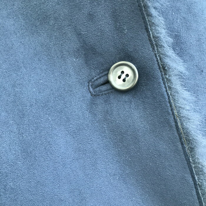 TODAYFUL フェイクムートンコート レディース ネイビー 表記サイズ：36 [jgg]【中古】