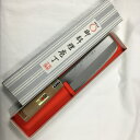 【中古】堺包丁 水牛柄 料理包丁 菜切本磨 菊虎 刃渡り16.5cm jgg