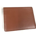 【中古】Business Leather Factory カードケース 名刺入れ レザー ブラウン jgg