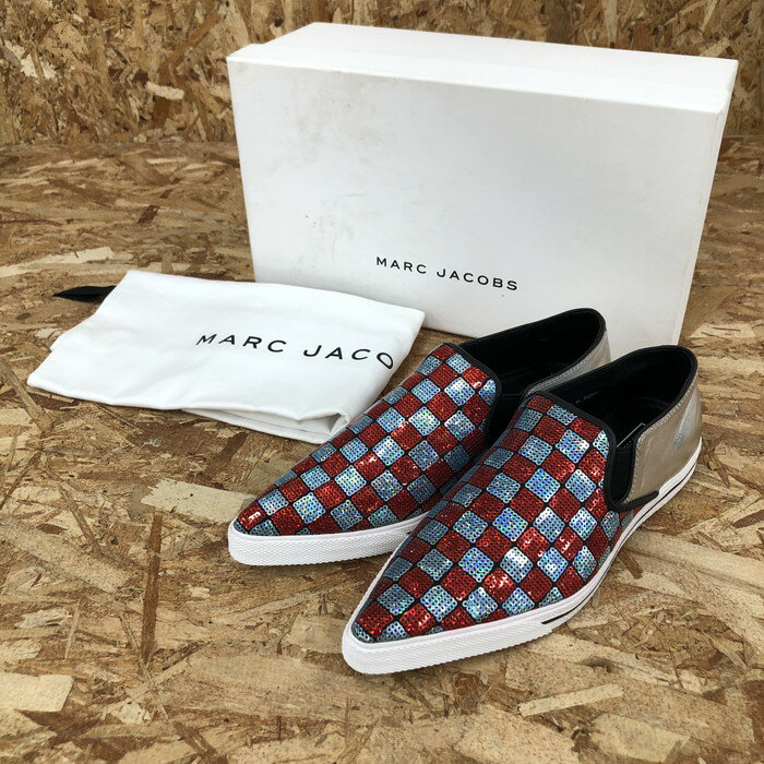 【ポイント2倍】MARC JACOBS スパンコールシューズ サイズ36(約22.5cm) [jgg]【中古】