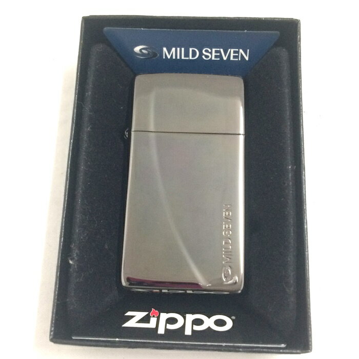 【中古】ZIPPO ライター MILDSEVEN マイルドセブン シルバー jgg