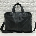 【中古】COACH 2WAY ビジネスバッグ F70094 ブラック [jgg]