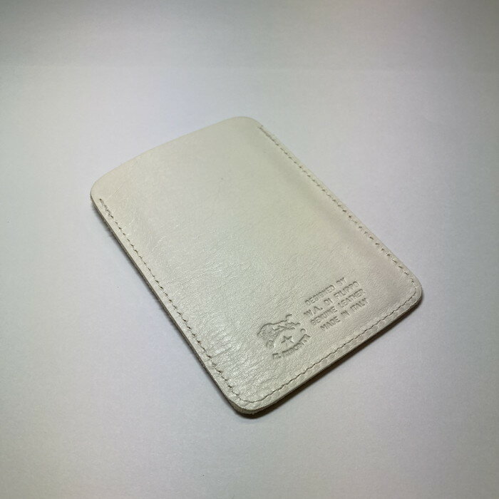 IL BISONTE パスケース レザー アイボリー [jgg]【中古】