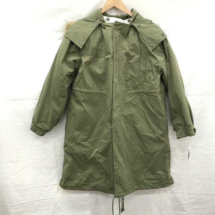 AZUL by moussy レディース フード付き 中ボア ミリタリージャケット サイズ S カーキ 250CAM30-0721 [jgg]【中古】