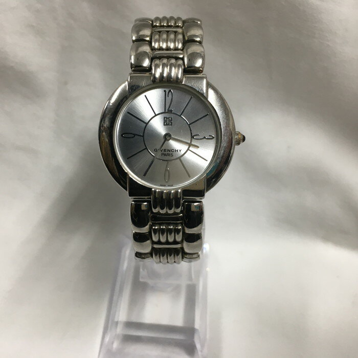 【中古】GIVENCHY メンズ 腕時計 クオーツ シルバー 1425250 [jgg]