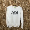 【中古】DIESEL トレーナー ホワイト サイズ：XS [jgg]