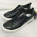 【中古】asics ゲルラシーロ レディース スニーカー 23.5cm 1292A047 ブラック [jgg]