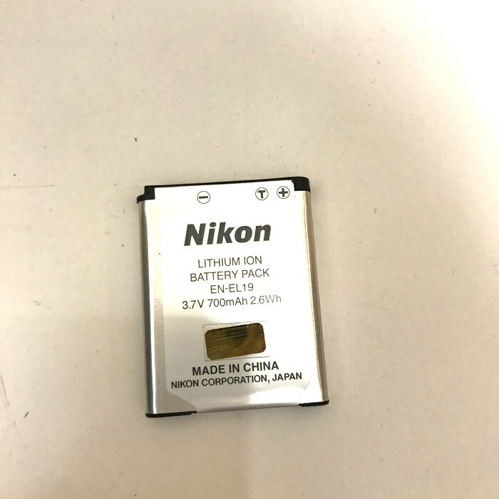 【中古】Nikon リチャージャブルバッテリー EN-EL19 [jgg]