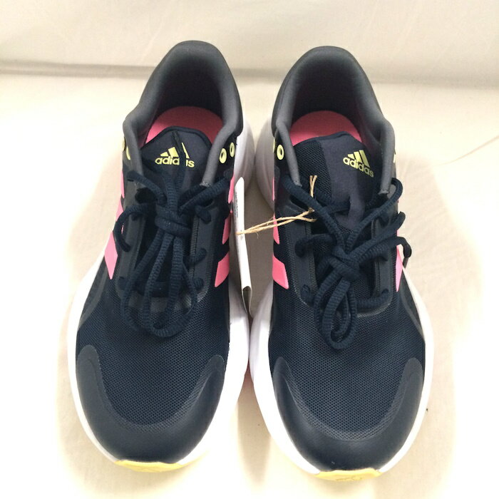 【中古】Adidas ランニングシューズ スニーカー Response W レスポンス ネイビー 24cm GX2007 [jgg]