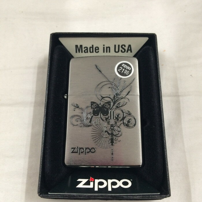 【中古】Zippo オイルライター バタ