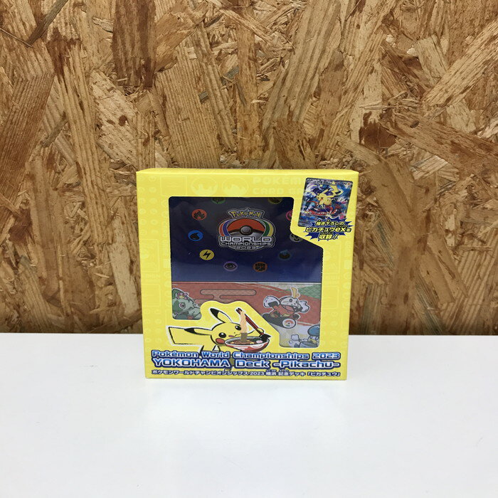 【中古】ポケットモンスター ワールドチャンピオンシップ2023 横浜記念デッキ ピカチュウ [jgg]