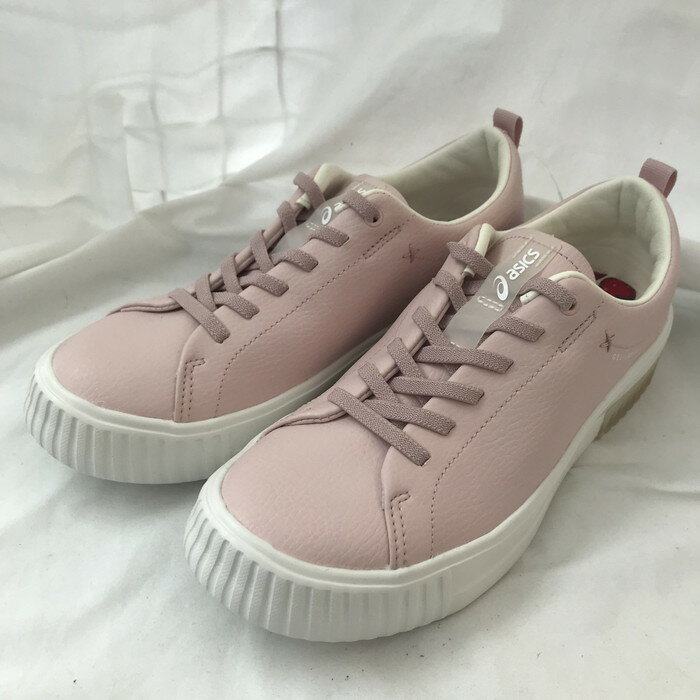 asics スニーカー レディース 1292A047 ピンク 表記サイズ：24.5cm [jgg]【中古】