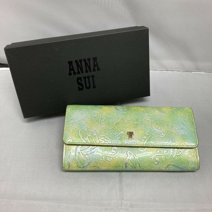 ANASUI がま口 二つ折り長財布 パピヨ