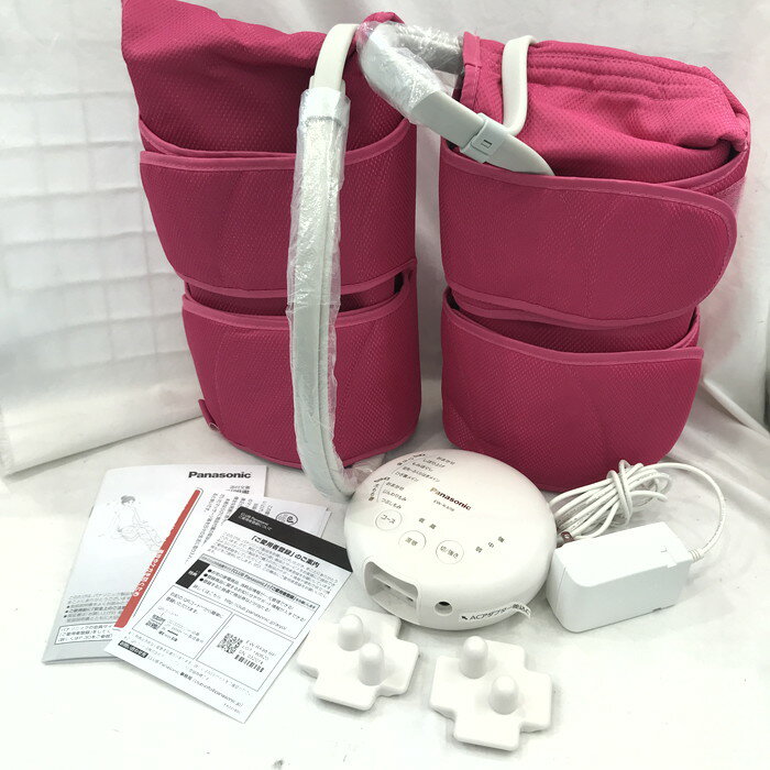 Panasonic エアマッサージャー レッグリフレ ルージュピンク EW-RA98-RP [jgg]【中古】