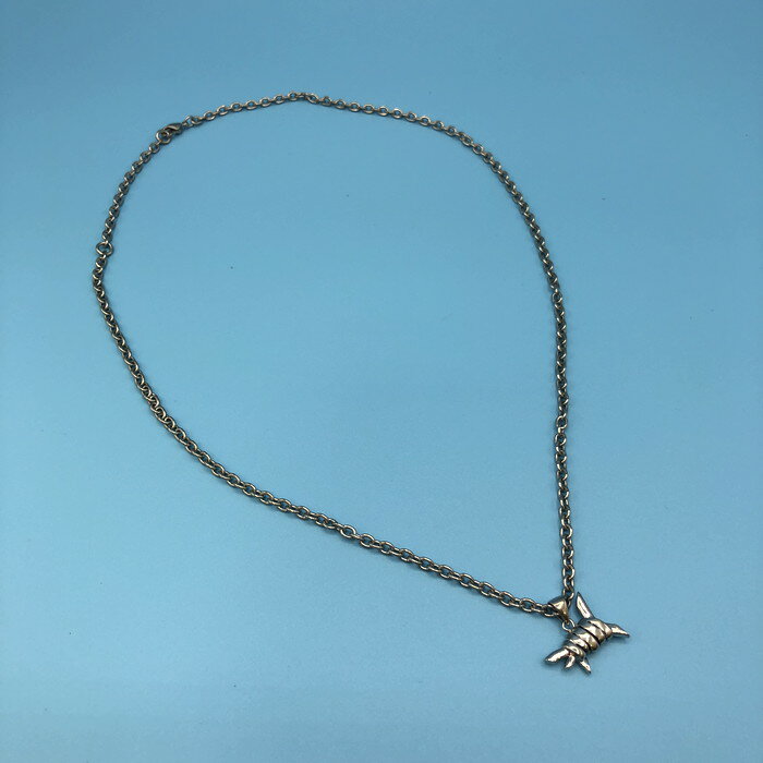 HUF BARBED WIRE NECKLACE メンズ ネックレス 有刺鉄線 [jgg]【中古】