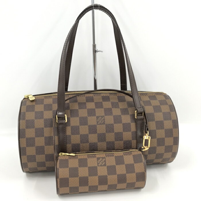 šLOUIS VUITTON ѥԥ30 ϥɥХå ߥ 쥶 ٥ ֥饦 N51303