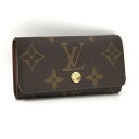 【中古】LOUIS VUITTON ミュルティクレ4 4連キーケース モノグラム M62631