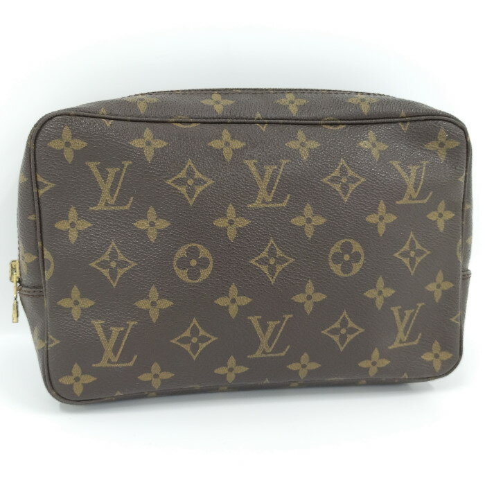 【中古】LOUIS VUITTON トゥルース トワレット23 コスメポーチ セカンドバッグ モノグラム M47524