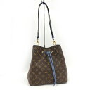 【中古】LOUIS VUITTON ネオノエ ショルダーバッグ ワンショルダー 巾着 モノグラム ブ ...