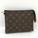 【中古】LOUIS VUITTON ポッシュトワレ19 コスメポーチ モノグラム M47544