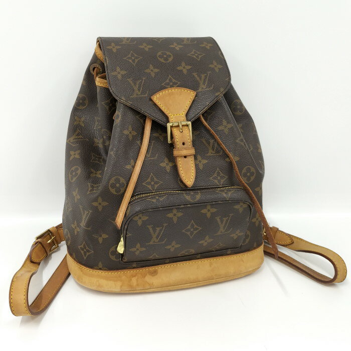 【中古】LOUIS VUITTON ミニモンスリ リュックサック バックパック モノグラム M51137