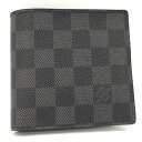 【中古】LOUIS VUITTON ポルトフォイユ マルコ 二つ折