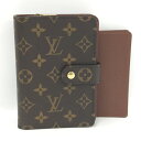 【中古】LOUIS VUITTON ポルトフォイユ パピエ ジップ 二つ折り財布 モノグラム M61207