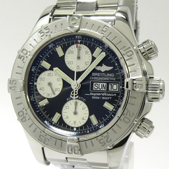 【中古】BREITLING スーパーオーシャ