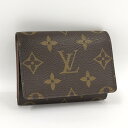 【中古】LOUIS VUITTON アンヴェロップ カルト ドゥ ヴィジット カードケース モノグラム M62920