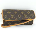 【中古】LOUIS VUITTON ポシェットツイン PM ショルダーバッグ クラッチバッグ モノグラム M51854