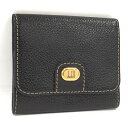 【中古】dunhill コインケース レザー ブラック