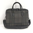 BURBERRY 2WAY ハンドバッグ ショルダーバッグ レザー ブラウン系