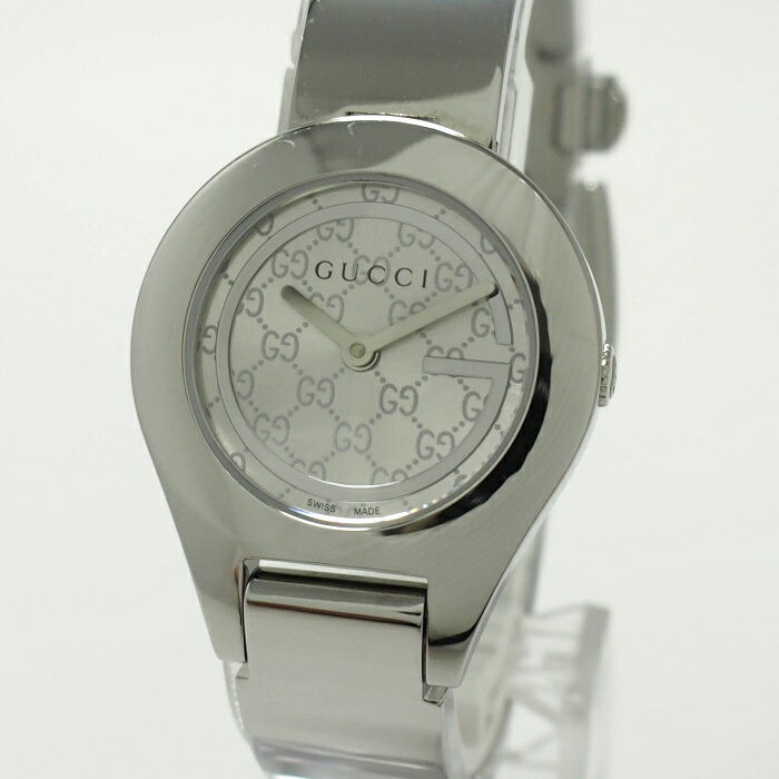 【中古】GUCCI レディース 腕時計 クオーツ SS シルバー文字盤 6700L