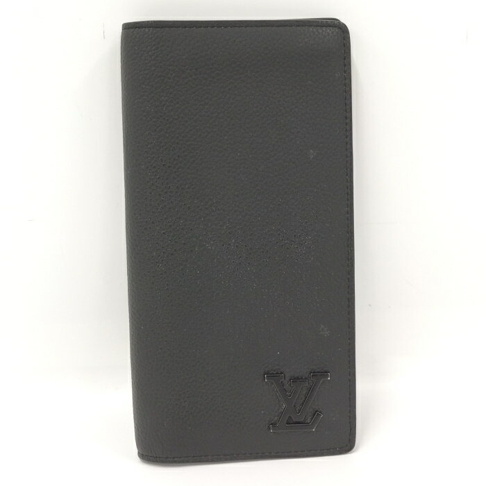 【中古】LOUIS VUITTON ポルトフォイユ ブラザ NM 二つ折り長財布 ロゴ LVアエログラム M69980 1