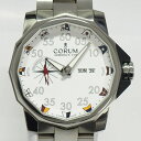 【中古】CORUM アドミラルズカップ コンペティション 自動巻き SS ホワイト文字盤 947.9 ...