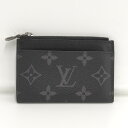 【中古】LOUIS VUITTON コンパクト コインカードホルダー モノグラム エクリプス M82253