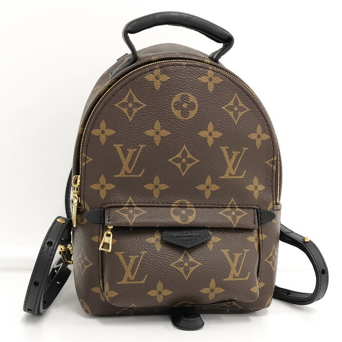 【中古】LOUIS VUITTON パームスプリングス バックパック MINI リュックサック モノグラム M44873