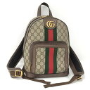 GUCCI オフィディア リュックサック GGスプリーム PVC ベージュ 547965