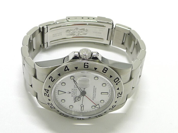 ROLEX エクスプローラー2 自動巻き SS ホワイト文字盤 D番 16570【中古】