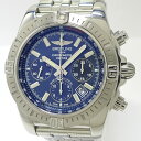 BREITLING クロノマット44 自動巻き SS ブルー文字盤 AB011511【中古】