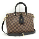 LOUIS VUITTON オデオントートPM 2WAYハンドバッグ ダミエ エベヌ N45282【中古】