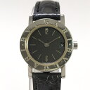 BVLGARI ブルガリブルガリ クオーツ SS レディース 腕時計 ブラック文字盤 BB23SLD ...