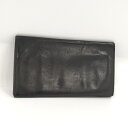 HERMES 財布 シチズンツイルロング ブラック【中古】