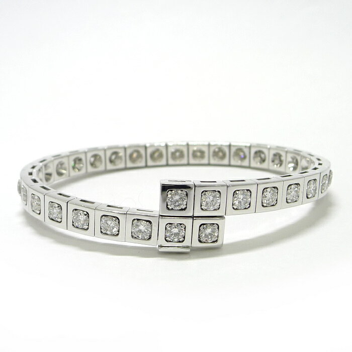Cartier テクトニック ブレスレット 750WG K18WG ホワイトゴールド ダイヤモンド 約38.4g【中古】のサムネイル