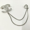 CHANEL ココマーク ラインストーン ブローチ B23B【中古】