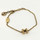 LOUIS VUITTON イニシャルM LV&ME ブレスレット メッキ ゴールド M67170【中古】(4)