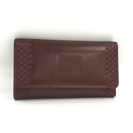 BURBERRY 4連キーケース レザー ボルドー【中古】 BURBERRY 4連キーケース レザー ボルドー【中古】