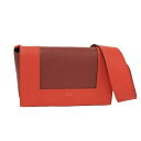 CELINE ショルダーバッグ フレーム ミディアム レザー レッド 180263【中古】