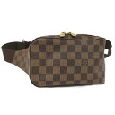 LOUIS VUITTON ジェロニモス ボディバッグ ダミエ エベヌ N51944【中古】