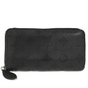 LOUIS VUITTON ジッピーウォレット マヒナ ノワール M61867【中古】